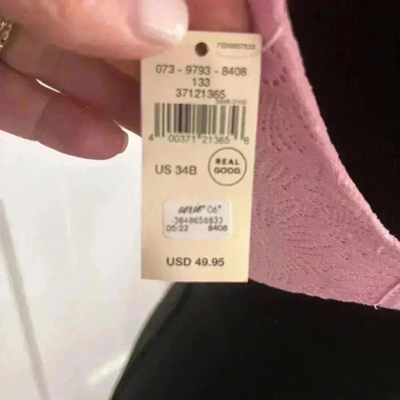 BNWT Pink/ LavenderAerie  Soft, Underwire Bra Size 34B - Picture 8 of 8